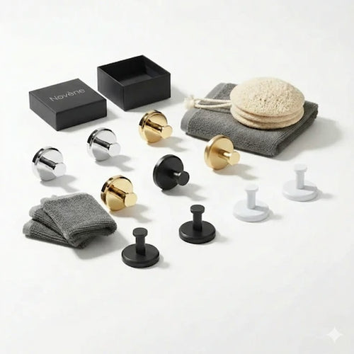 Novène Grip™ - Pack de crochets à ventouse ultra-résistants